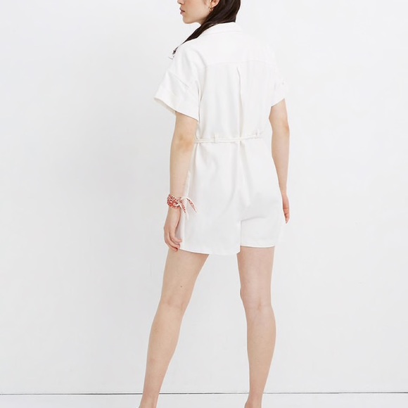 Madewell Belted Safari Romper - Picture 3 of 8